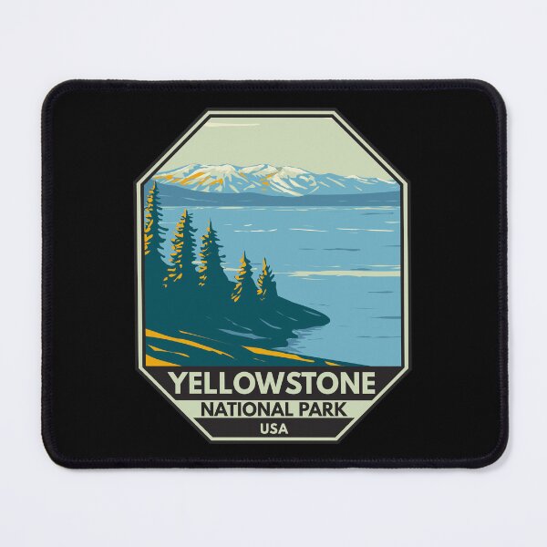 Item preview, Yellowstone National Park Yellowstone Lake Emblem designed and sold by KrisSidDesigns.