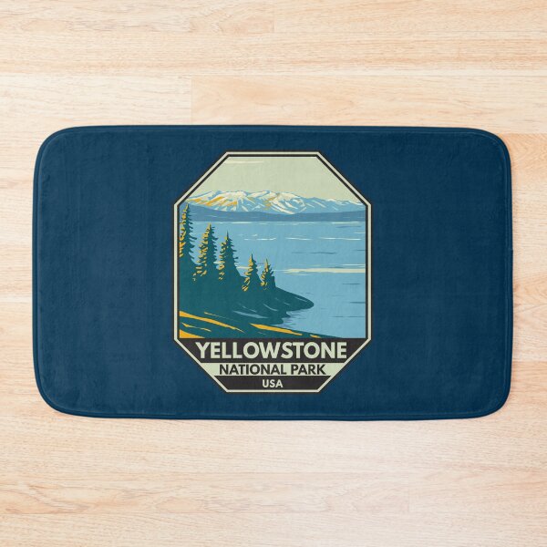 Item preview, Yellowstone National Park Yellowstone Lake Emblem designed and sold by KrisSidDesigns.