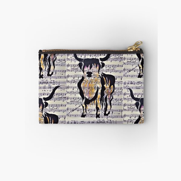 Item preview, Highland scotish cow, scotland, music sheet, countryside, farm animals, meadow designed and sold by NessArtByEwa.