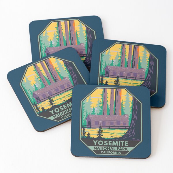 Item preview, Yosemite National Park Mariposa Grove Cabin California designed and sold by KrisSidDesigns.