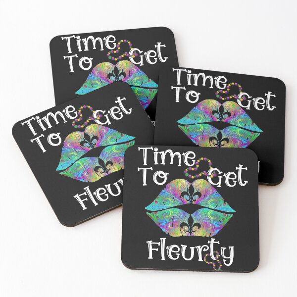 Item preview, Time To Get Fleurty Mardi Gras designed and sold by Wheeler-Styl3.