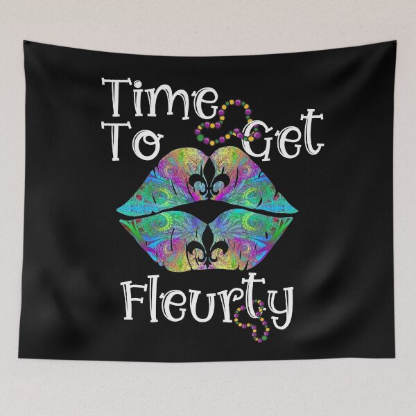 Item preview, Time To Get Fleurty Mardi Gras designed and sold by Wheeler-Styl3.