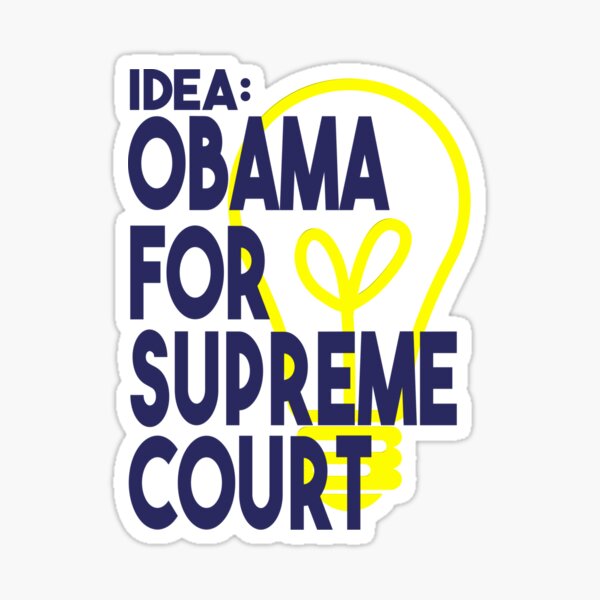 Supreme obama sticker sale