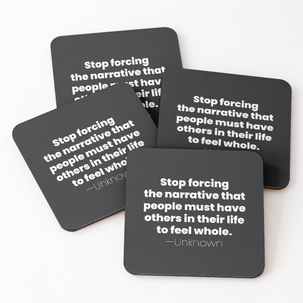 Item preview, Stop Forcing the Narrative, Unknown Introvert Quote designed and sold by MariosNydras.