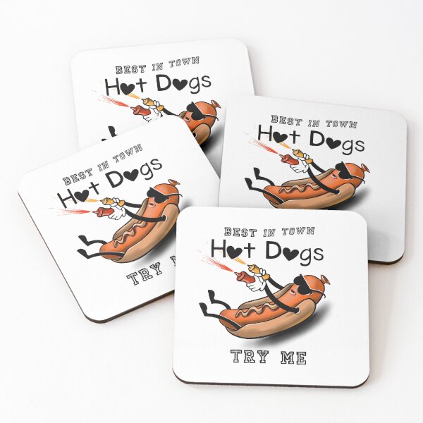 Item preview, Hot Dogs Best In Town designed and sold by Ketrinartistka.