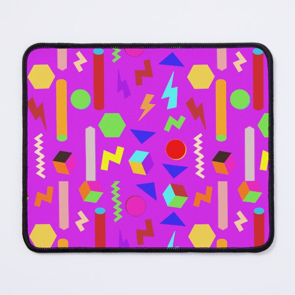 Item preview, Fun Geometric Line Pattern in Purple Background: Cute Colorful Abstract Pattern designed and sold by Vero De.