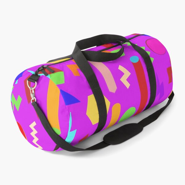 Item preview, Fun Geometric Line Pattern in Purple Background: Cute Colorful Abstract Pattern designed and sold by Vero De.