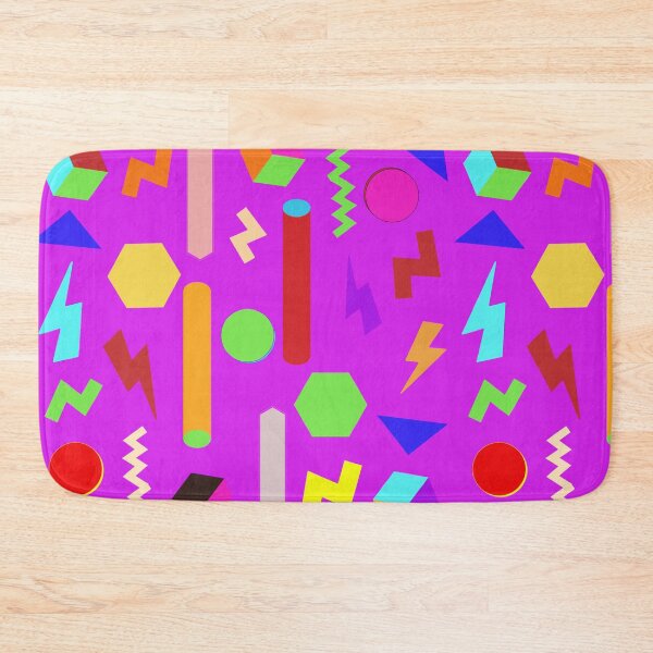 Item preview, Fun Geometric Line Pattern in Purple Background: Cute Colorful Abstract Pattern designed and sold by Vero De.