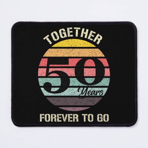 Item preview, 50TH Wedding Anniversary Celebration - Together 50 years Forever To Go designed and sold by OverbeeDesigns.