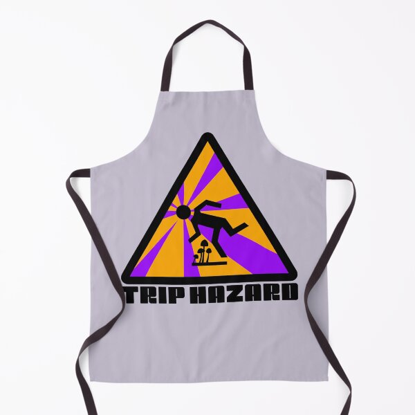 Item preview, Purple Trip Hazard Psychedelic Warning Sign designed and sold by Normandie Rainwater.