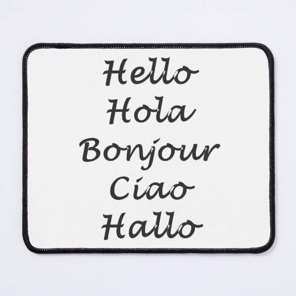 Item preview, Hello In Different Languages designed and sold by superchele.