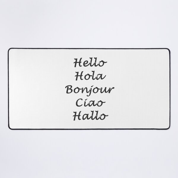 Item preview, Hello In Different Languages designed and sold by superchele.