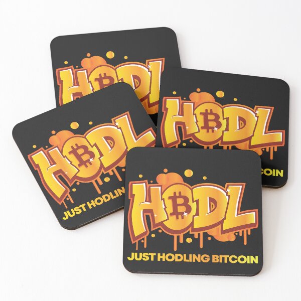 Item preview, Crypto T-Shirt: HODL Bitcoin Graffiti Cryptocurrency Design designed and sold by Funny-Tees4U.