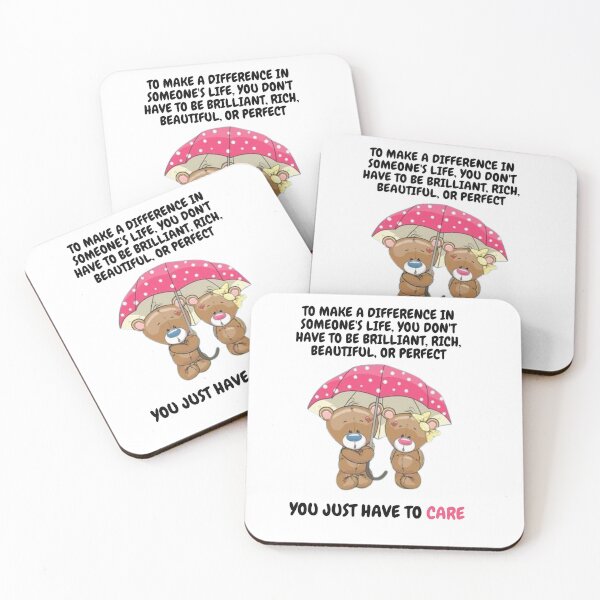 Item preview, YOU JUST HAVE TO CARE designed and sold by forgodandcountr.