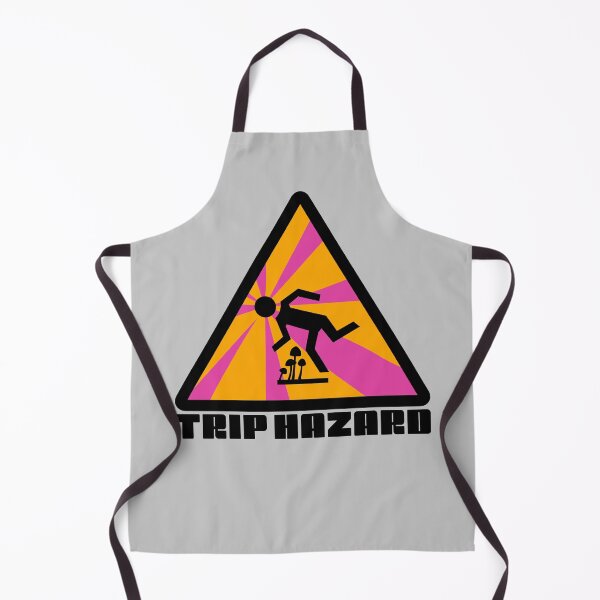 Item preview, Pink Trip Hazard Psychedelic Warning Sign designed and sold by Normandie Rainwater.