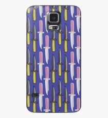 Double Knives in Purple Case/Skin for Samsung Galaxy