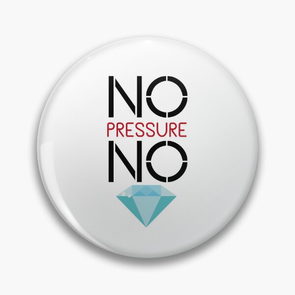 Item preview, No pressure no diamonds designed and sold by WEAR IT BOLD.