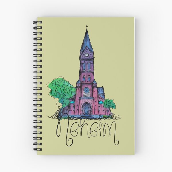 Item preview, Neheimer Dom Sauerland Urban Sketch motif designed and sold by emm-j.