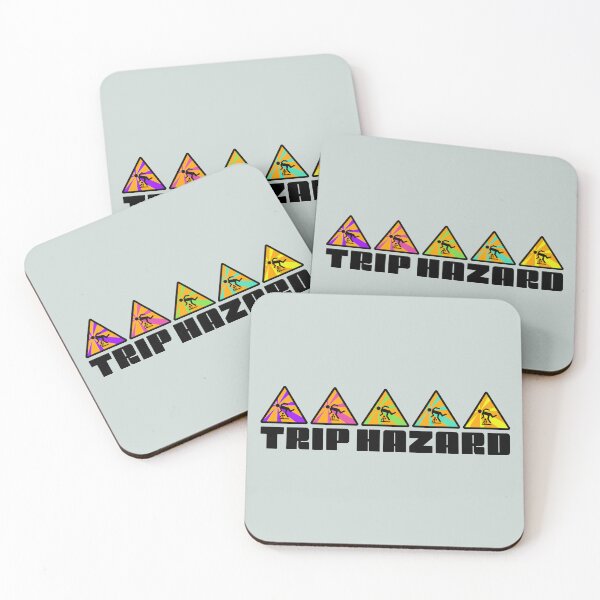 Item preview, Trip Hazard Psychedelic Warning Sign designed and sold by Normandie Rainwater.