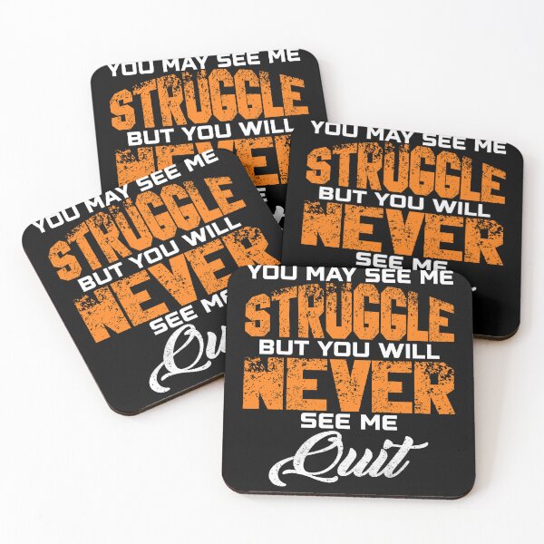 Item preview, You May See Me Struggle Motivational Saying designed and sold by CREATIVE-TEE.