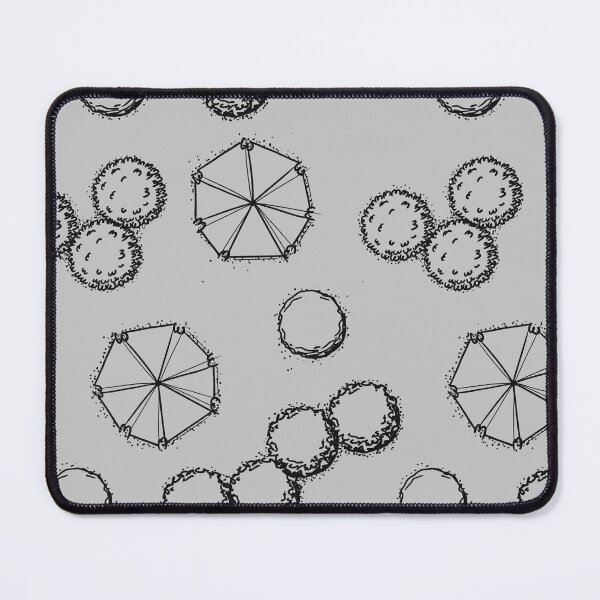 Item preview, Landscape Hand Graphic Pattern designed and sold by Lian Farruggio.
