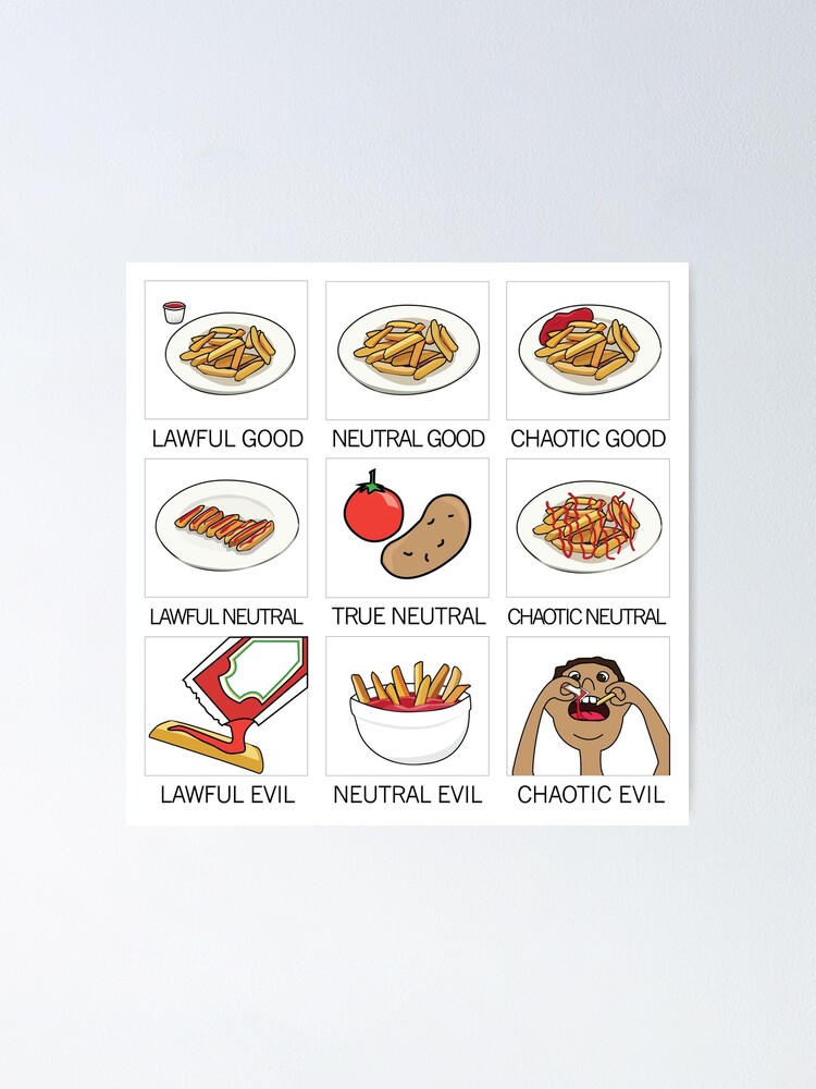"ketchup and fries alignment system" Poster for Sale by