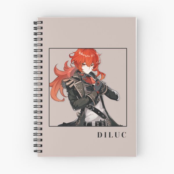 Artikelvorschau, Diluc Genshin Impact entworfen und verkauft von akumayoshop.