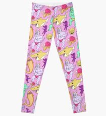 Paisley Pink Monsters Leggings