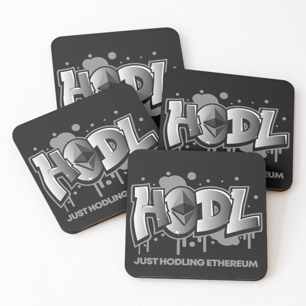 Item preview, Crypto T-Shirt: HODL Ethereum Graffiti Cryptocurrency Design designed and sold by Funny-Tees4U.