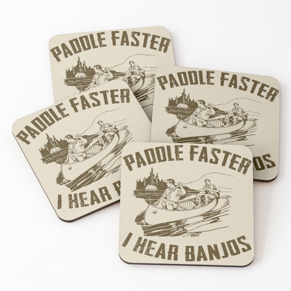 Item preview, Paddle faster I hear Banjos designed and sold by Alema Art.