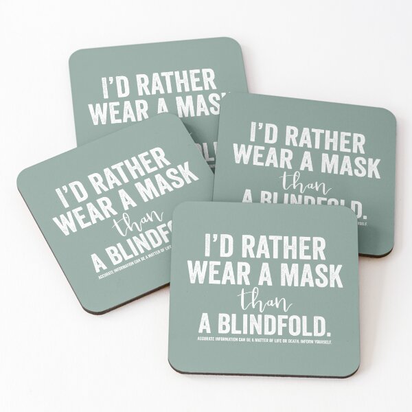 Item preview, I’d Rather Wear a Mask Than a Blindfold designed and sold by Normandie Rainwater.