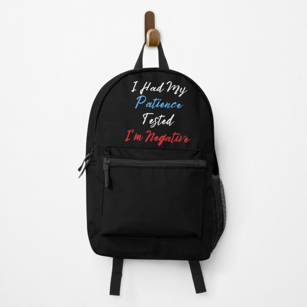Item preview, I Had My Patience Tested I'm Negative designed and sold by Sadil.
