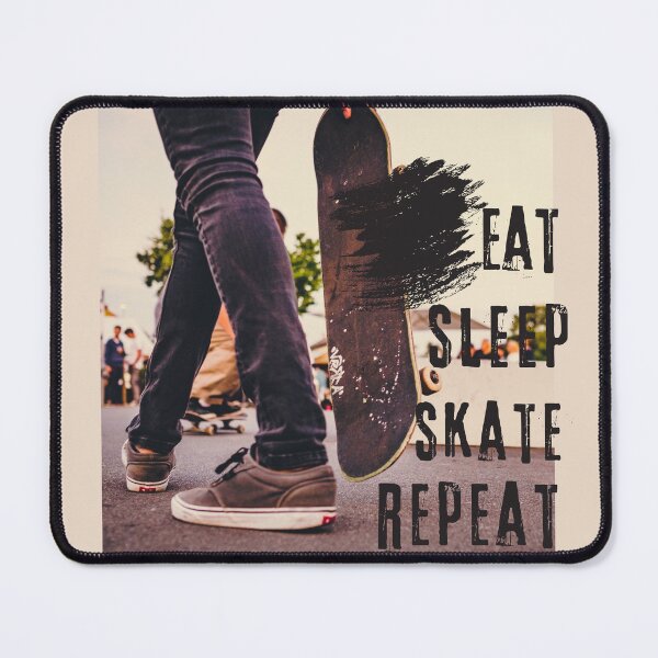 Item preview, Eat Sleep Skate Repeat Skater Guy Walking designed and sold by LuckyKermit.