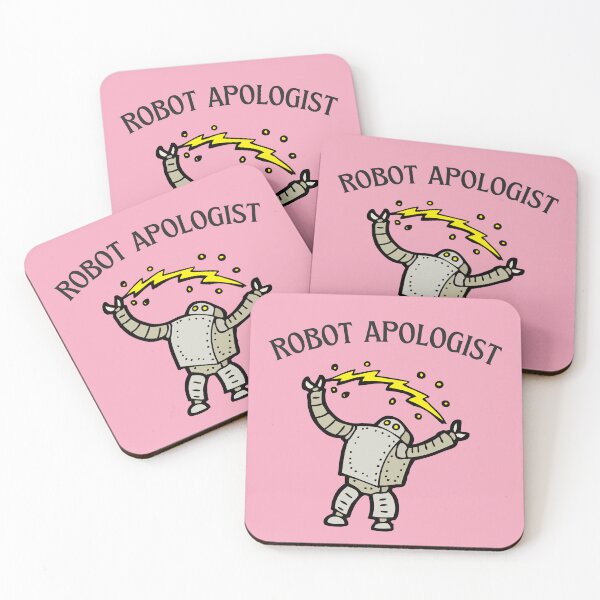 Item preview, Robot Apologist designed and sold by goblinbabe.