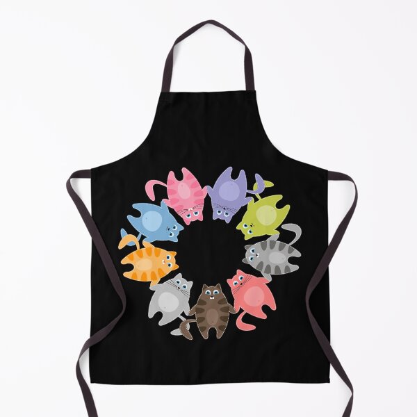 Item preview, Funny colorful cats designed and sold by AnnPrecious.