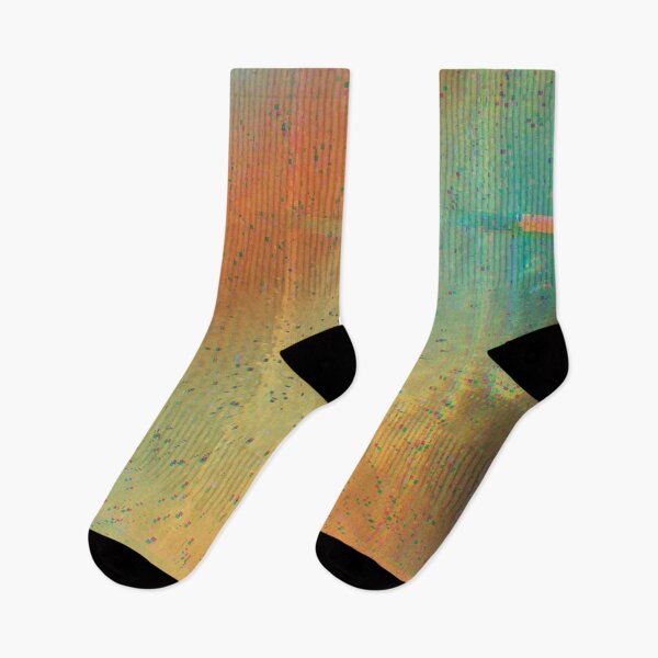 Item preview, Trippy Glitched Retro Wood-Textured Pattern designed and sold by JadedLilacsArt.