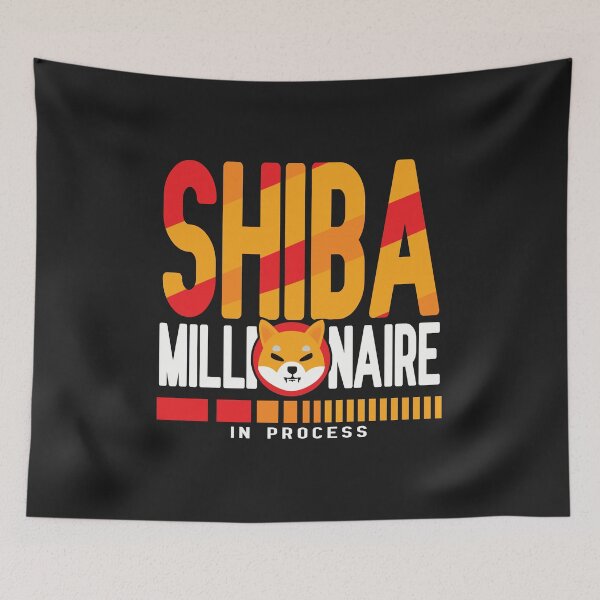 Item preview, Crypto T-Shirt: Shiba Inu Millionaire Cryptocurrency Design designed and sold by Funny-Tees4U.