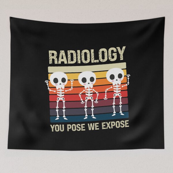 Item preview, Radiology You Pose We Expose Cool Retro Vintage Sunset Skeleton Radiologist Present For Friends designed and sold by pedrored369.