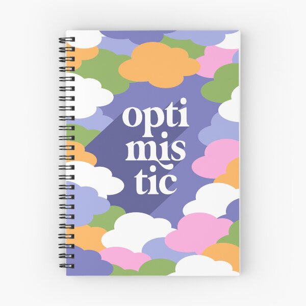 Item preview, OPTIMISTIC in a sky full or RAINBOW CLOUDS designed and sold by Dominiquevari.