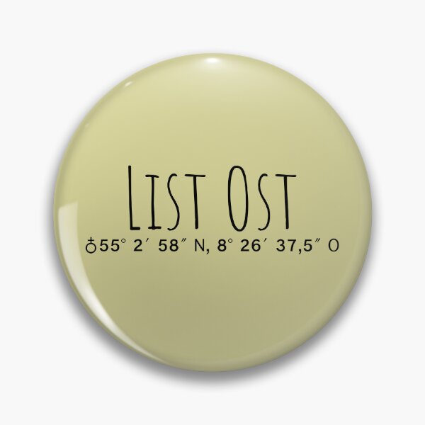Item preview, Coordinates List West lighthouse Sylt Ellenbogen position designed and sold by emm-j.