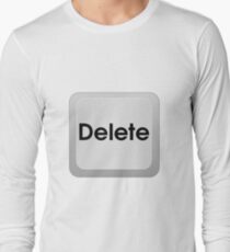 Keyboard Delete Key Long Sleeve T-Shirt