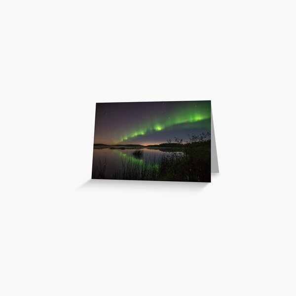 Autumn lights in North by Ken Komatsu Greeting Card