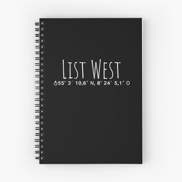 Artikelvorschau, Koordinaten List West Leuchtturm Sylt Ellenbogen entworfen und verkauft von emm-j.