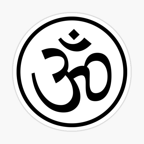 Item preview, Black Aum or Om symbol designed and sold by effervescence.