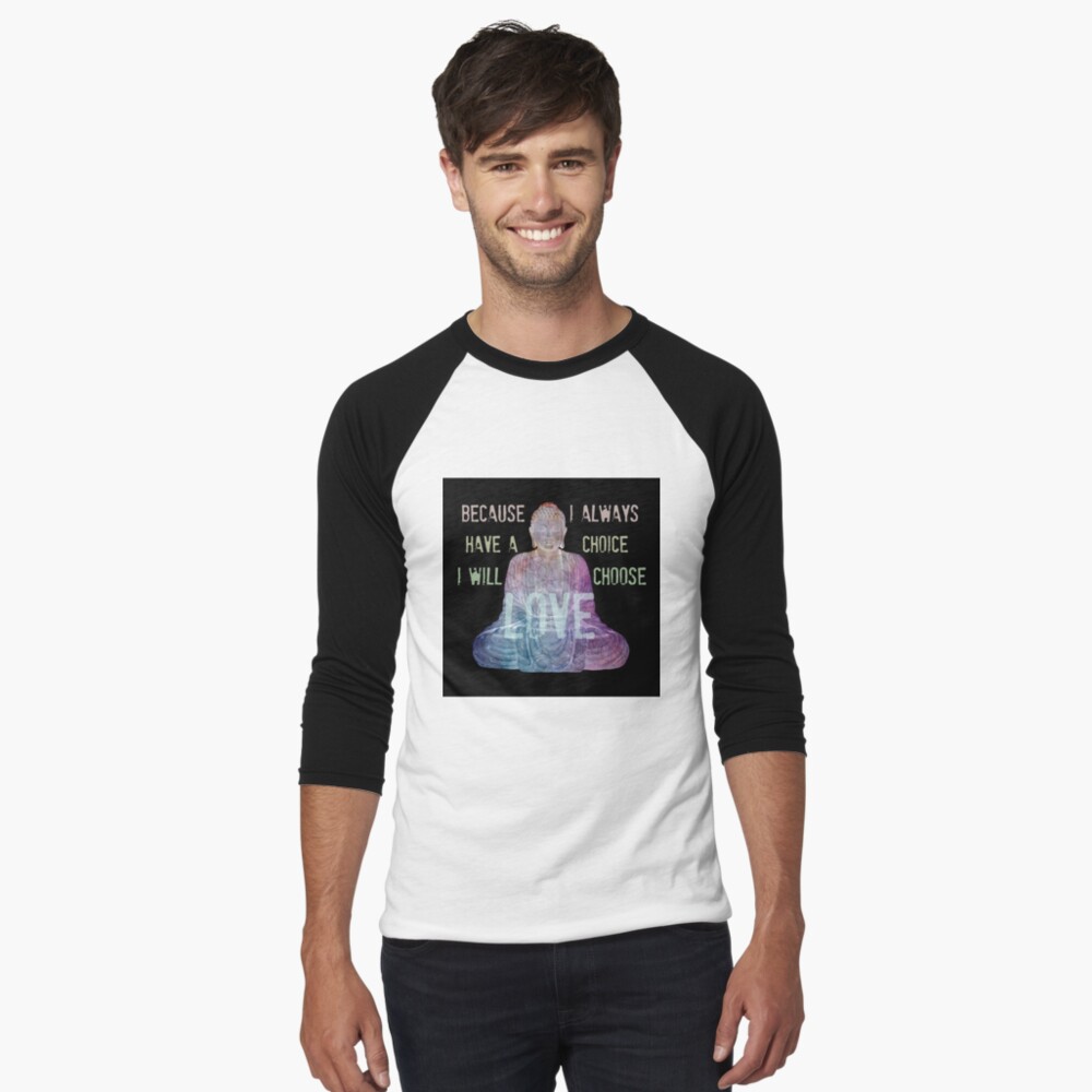Item preview, Baseball ¾ Sleeve T-Shirt designed and sold by BeachBuddha.
