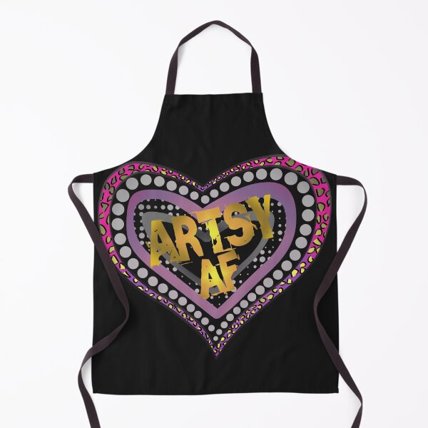 Item preview, Doodle core Artsy AF Pink and Silver Heart designed and sold by AloraDawnEve.