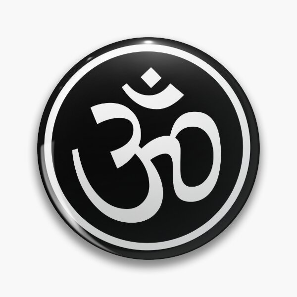 Item preview, White Aum or Om symbol designed and sold by effervescence.