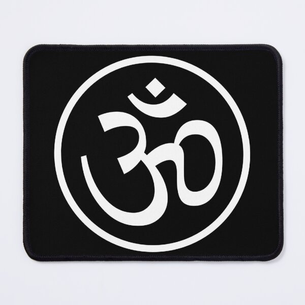 Item preview, White Aum or Om symbol designed and sold by effervescence.