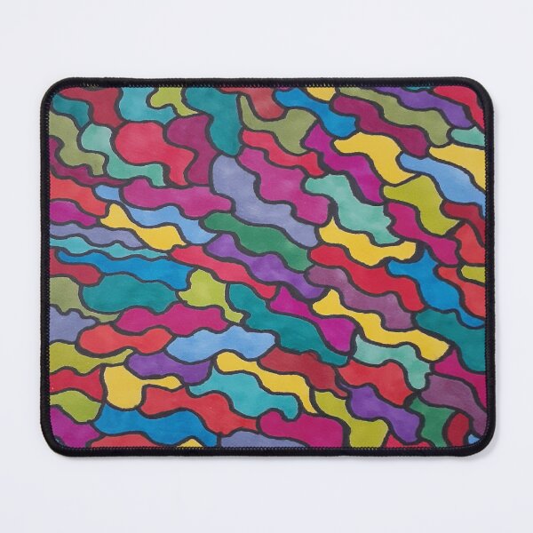 Item preview, Rainbow Scales Abstract Print designed and sold by DanielleGensler.