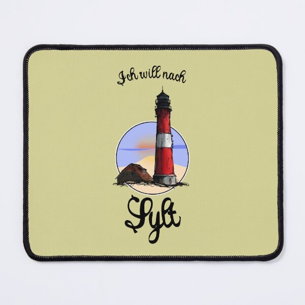 Item preview, Sylt lighthouse - I want to go to Sylt Urban Sketch motif North Sea Sylt designed and sold by emm-j.